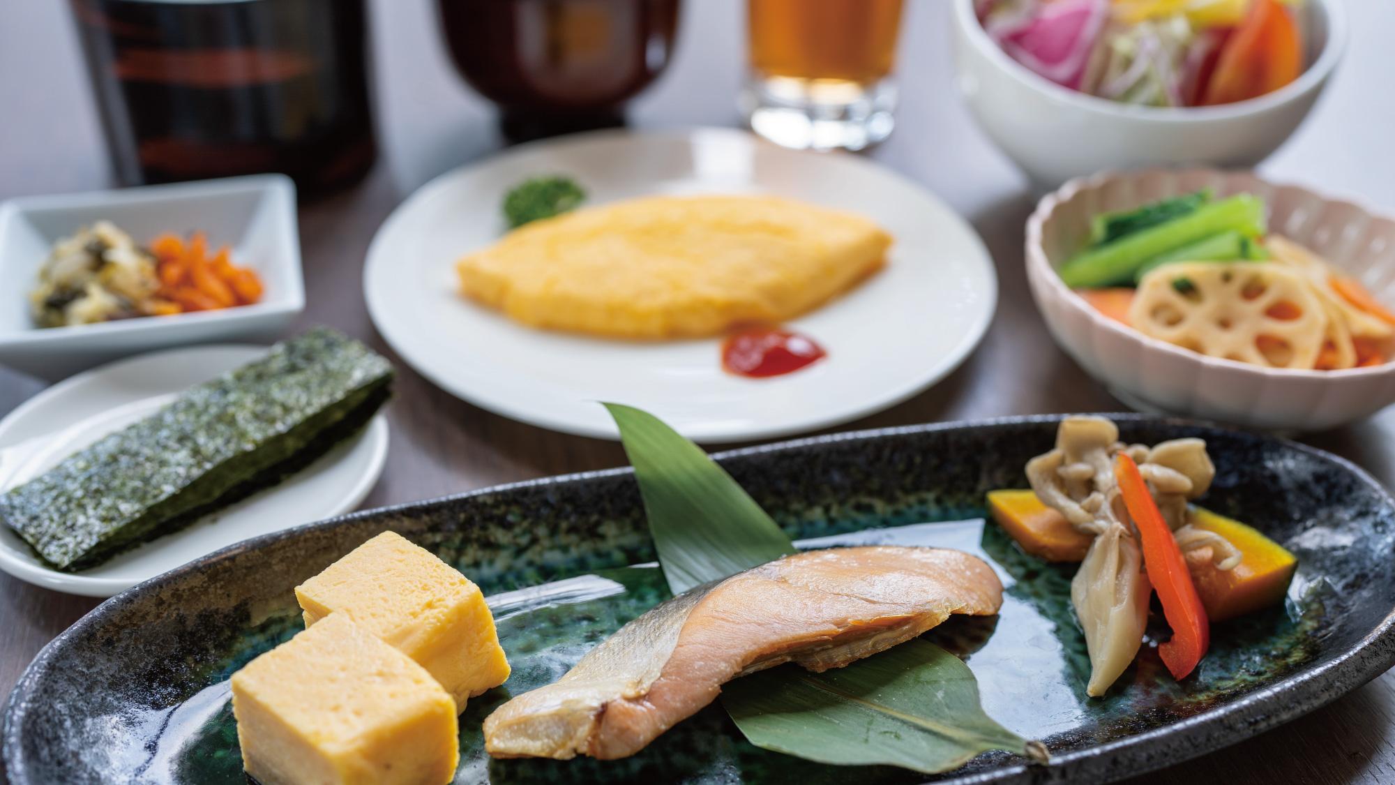ホテルニューガイアオームタガーデン 【朝の時間に余裕があるお客様にはぜひ食べていただきたい！】地産地消のこだわり朝食付プラン