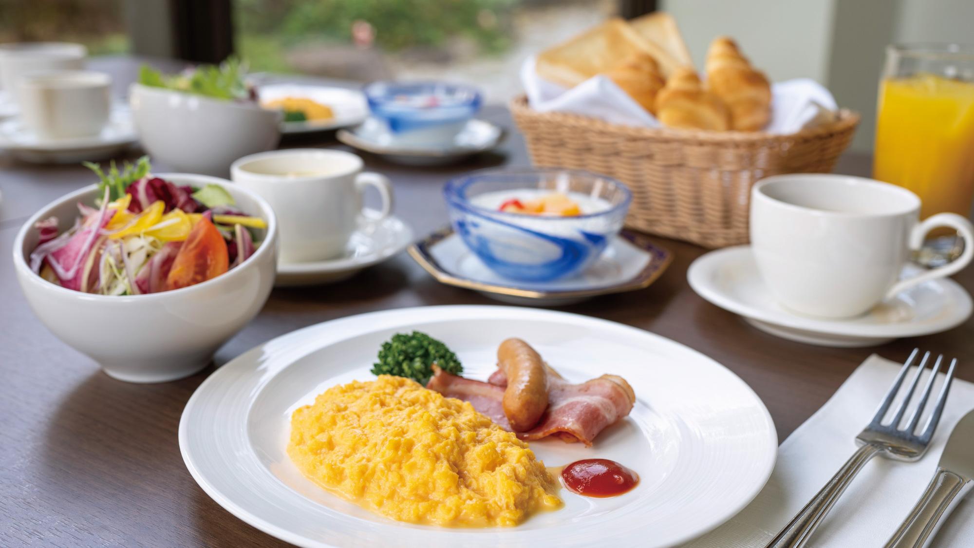 ホテルニューガイアオームタガーデン 【朝の時間に余裕があるお客様にはぜひ食べていただきたい！】地産地消のこだわり朝食付プラン
