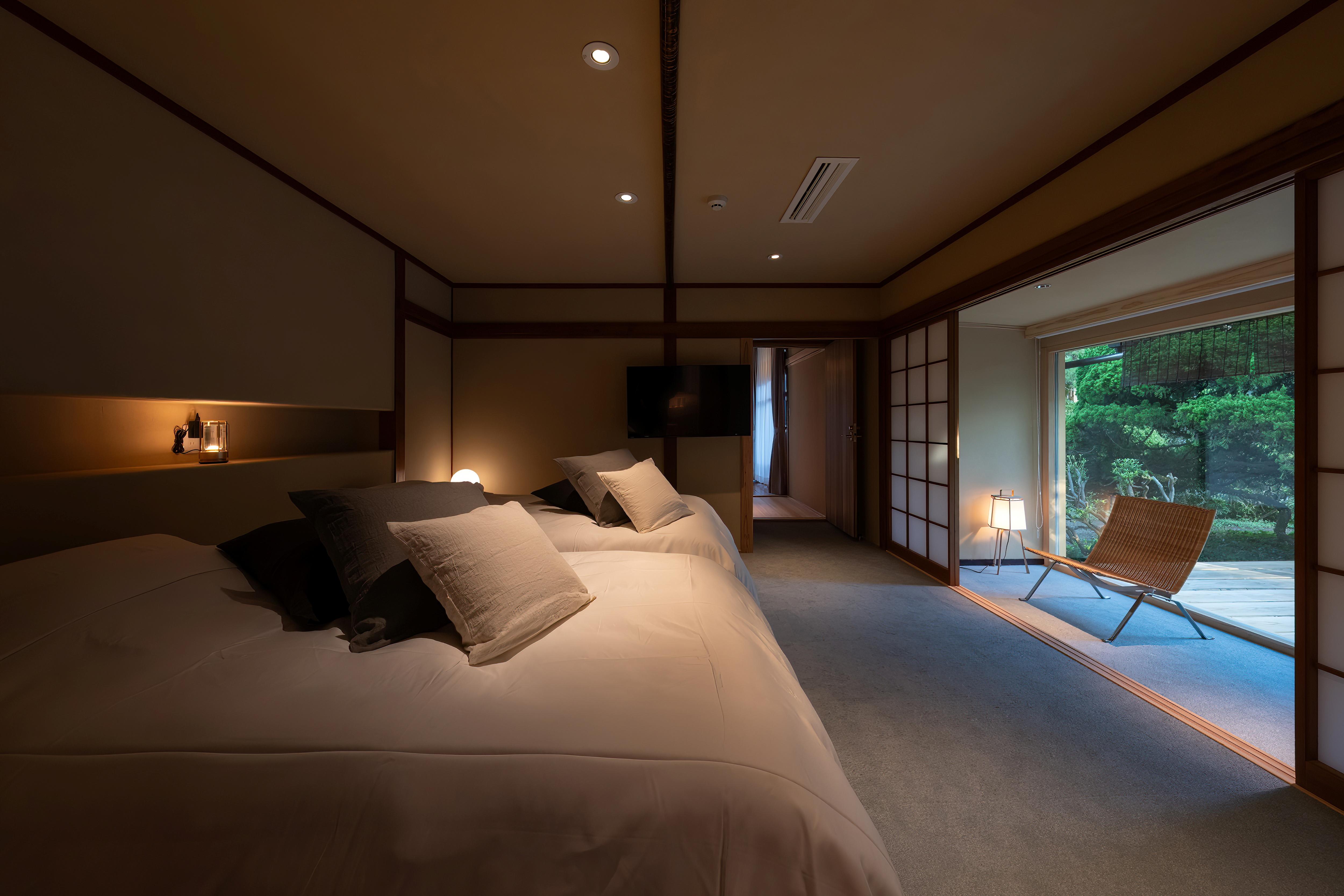 和多屋別荘 【離れ水明荘】折上格天井総檜造りの特別貴賓室「洗心」唯一無二の空間で過ごす至高のひととき