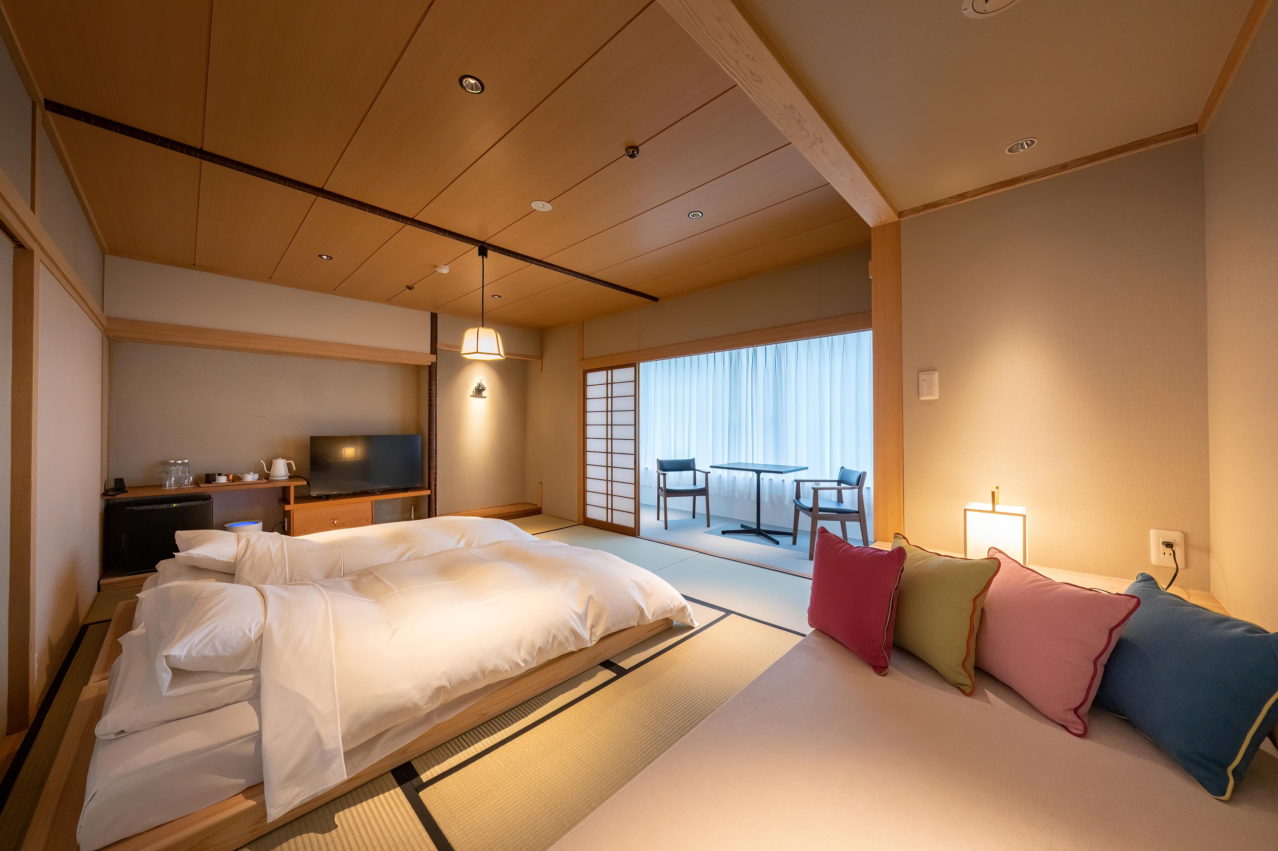 和多屋別荘 タワー館11F「和室ツイン」(内風呂/低床マットレスベッド/ツイン/禁煙/定員2名)