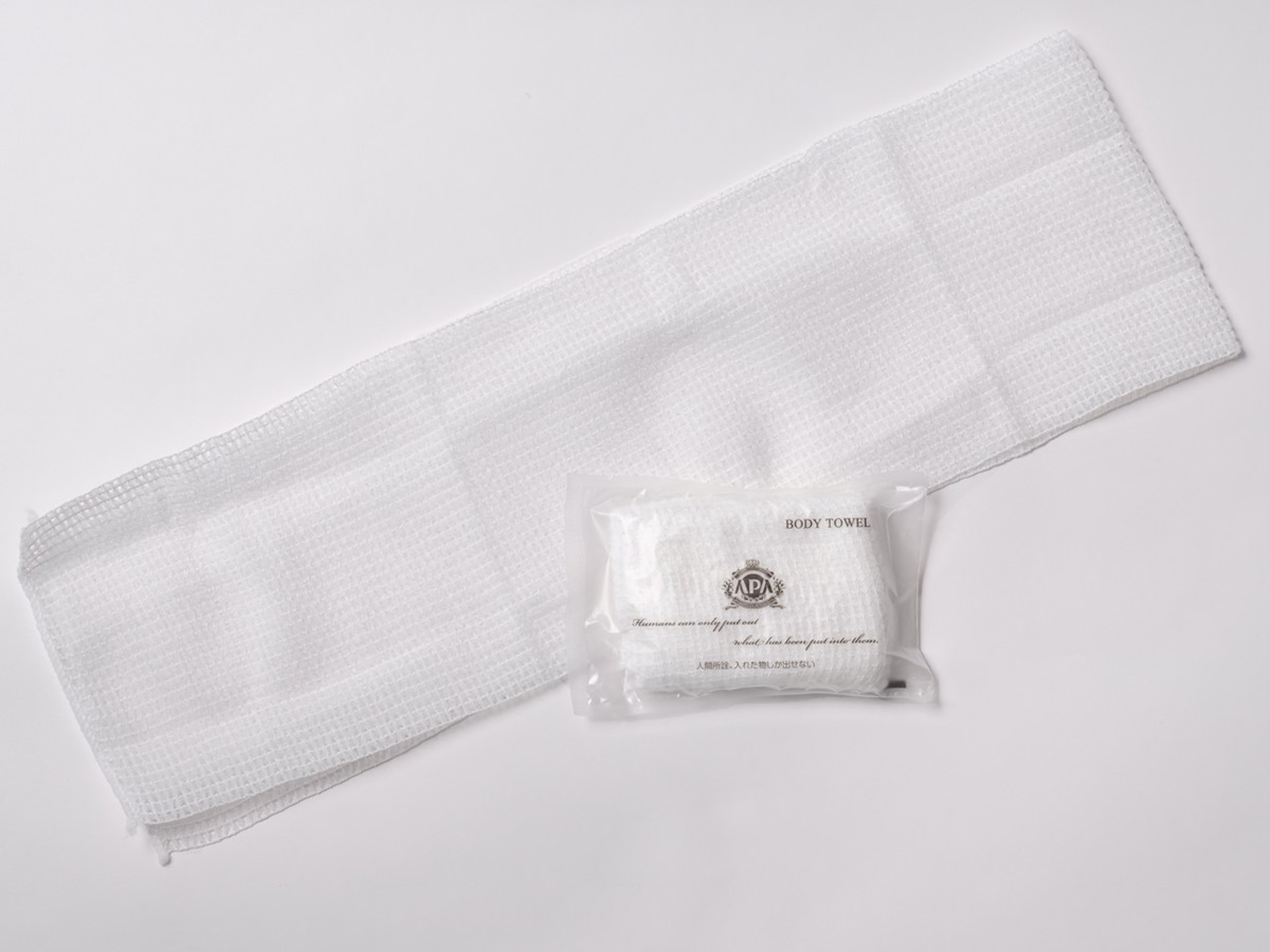 アパホテル〈佐賀駅前中央〉 ボディタオル
