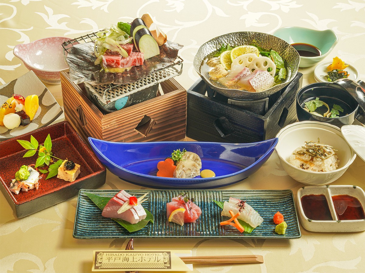 平戸海上ホテル ★★★迷ったらこれ★★★『季節の会席』～当ホテルのスタンダード、2食付プラン～