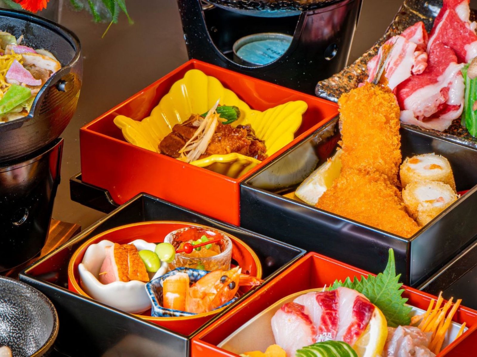 長崎スカイホテル 【スタンダード】ホテルおすすめ！長崎名物を味わう長崎彩り箱会席プラン〈1泊2食・飲み放題付〉