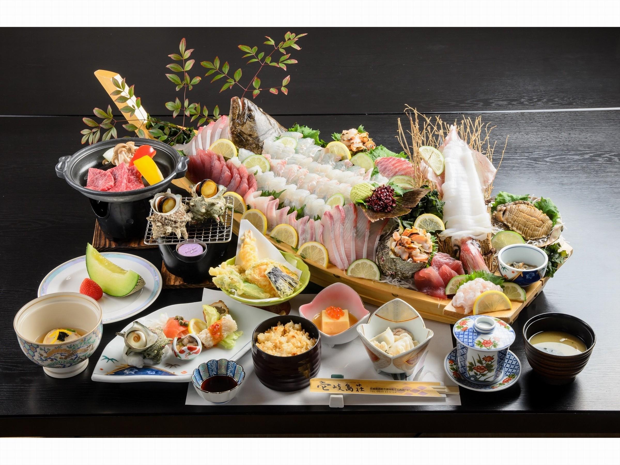 国民宿舎　壱岐島荘 【グルメプラン漁火】迷ったらこれ！当館人気NO.1プラン料理長厳選「島会席」