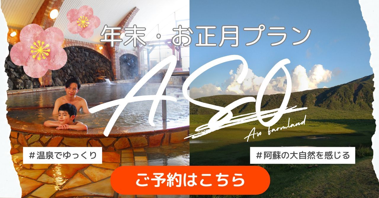 大自然阿蘇健康の森 阿蘇の大自然と温泉で過ごす年末＆お正月プラン（2食付）