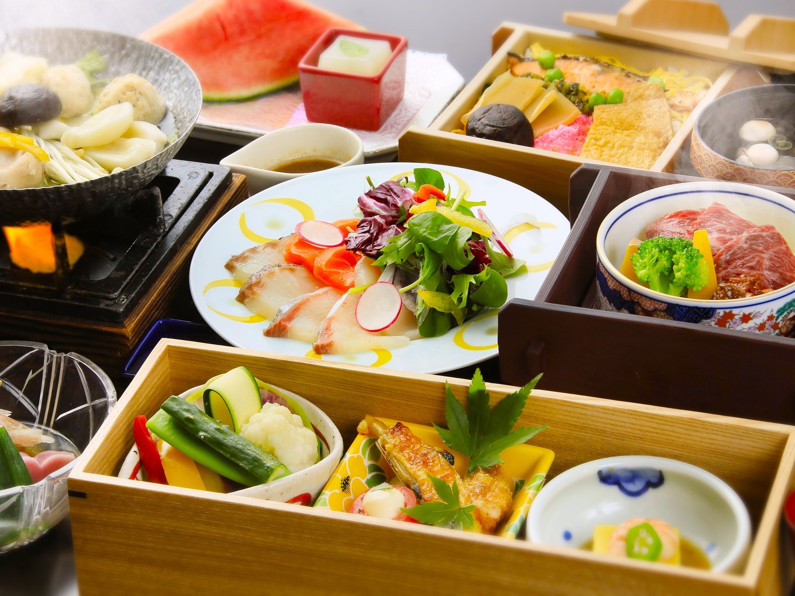 ゆとりろ山鹿 【タイムセール】＜20％オフ／特選会席■＞熊本のこだわり食材や九州の旬魚旬菜と、山鹿自慢の美人の湯を満喫