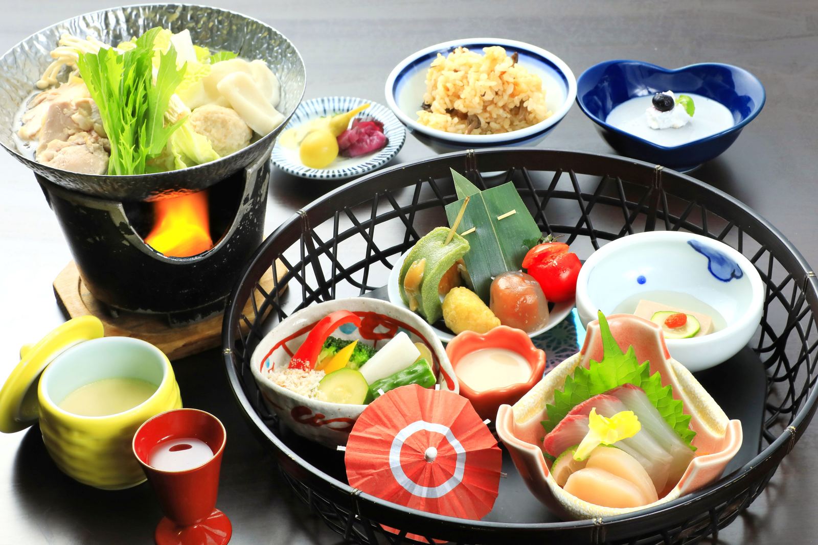 ゆとりろ山鹿 【美味少量御膳▼八千代】季節の旬を少しずつ愉しむ／お食事少なめで少食の方でも気軽に夕食付プランを