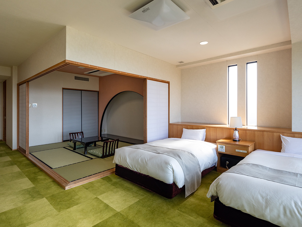 大江戸温泉物語 天草ホテル亀屋 【禁煙】エコノミー和洋室ツイン6畳内風呂なし※イメージ