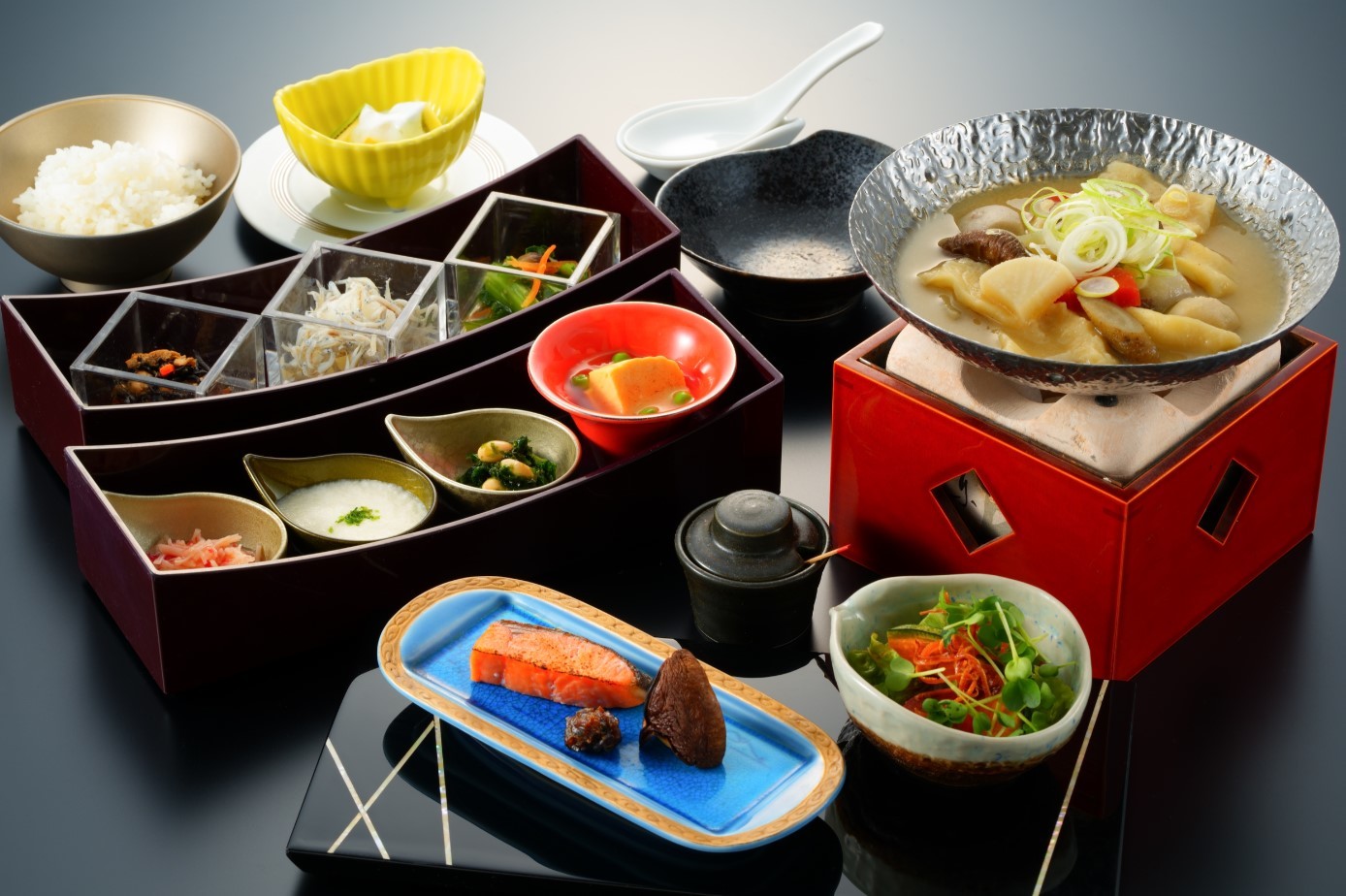 リゾーピア別府 《朝食付》こだわりの和食膳で元気な1日をスタート！ 