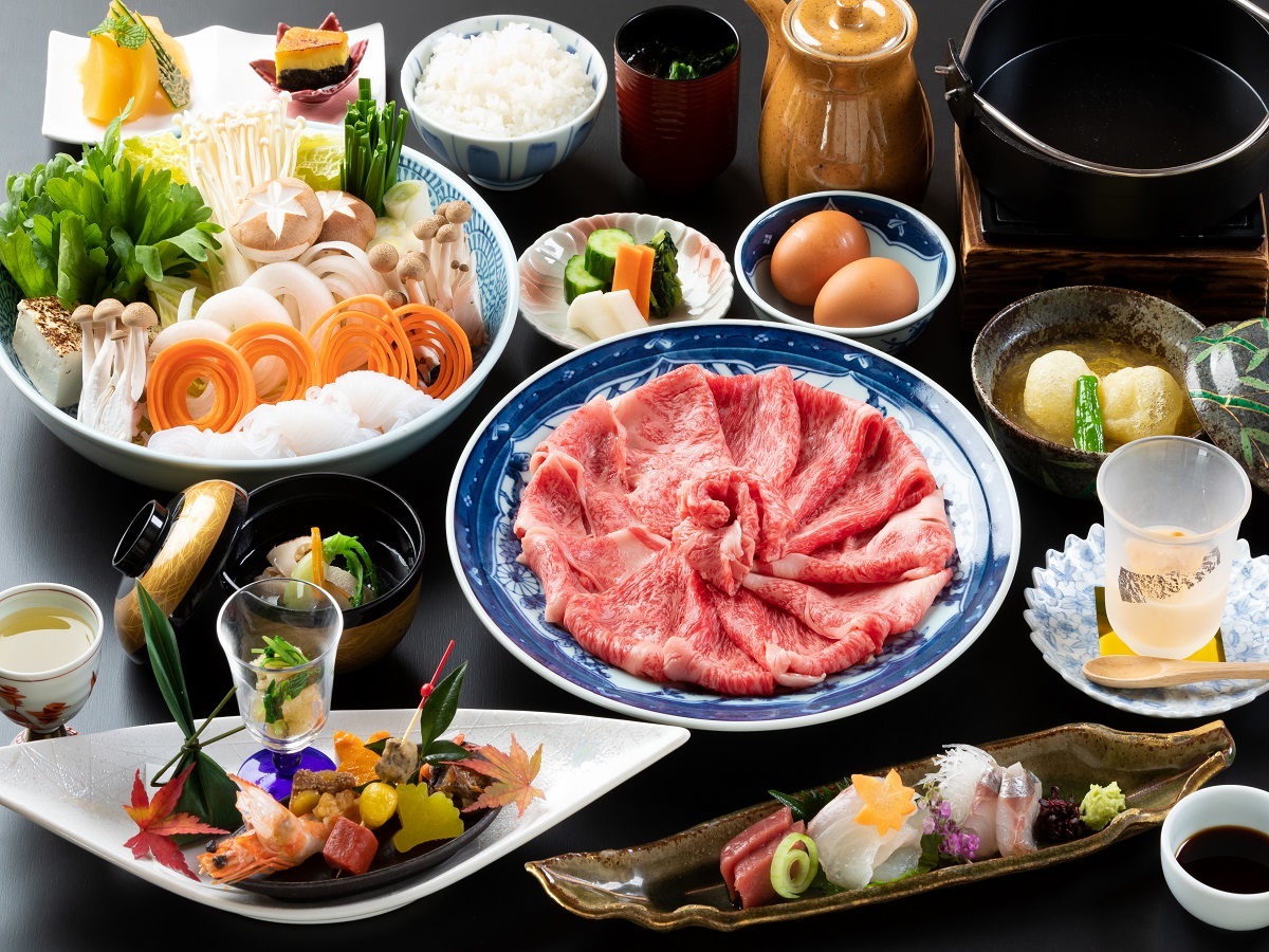 旅亭　田乃倉 【部屋食】大分県最高峰ブランド牛「おおいた和牛」すき焼きと季節の懐石プラン