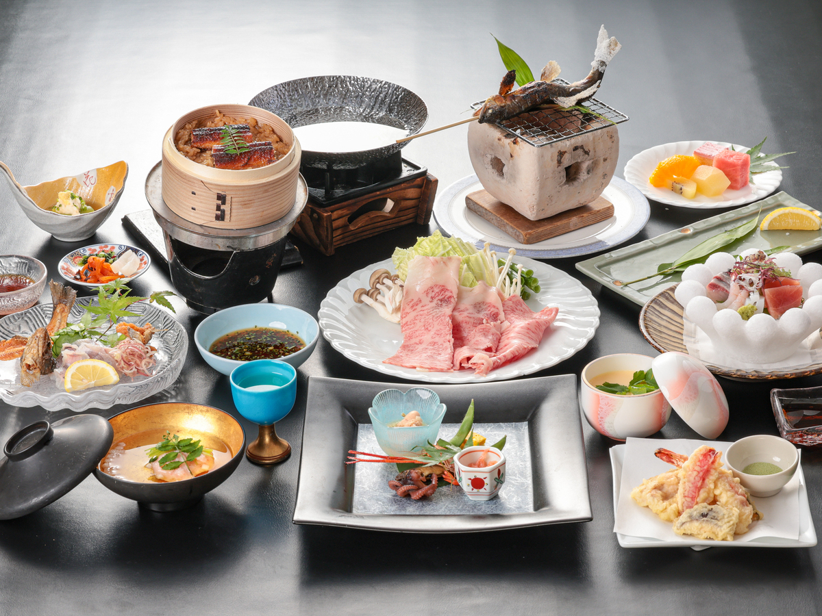 亀山亭ホテル 【ツアービルダー】日田名物鰻のせいろ蒸しなど『極上会席』プラン（2食付）