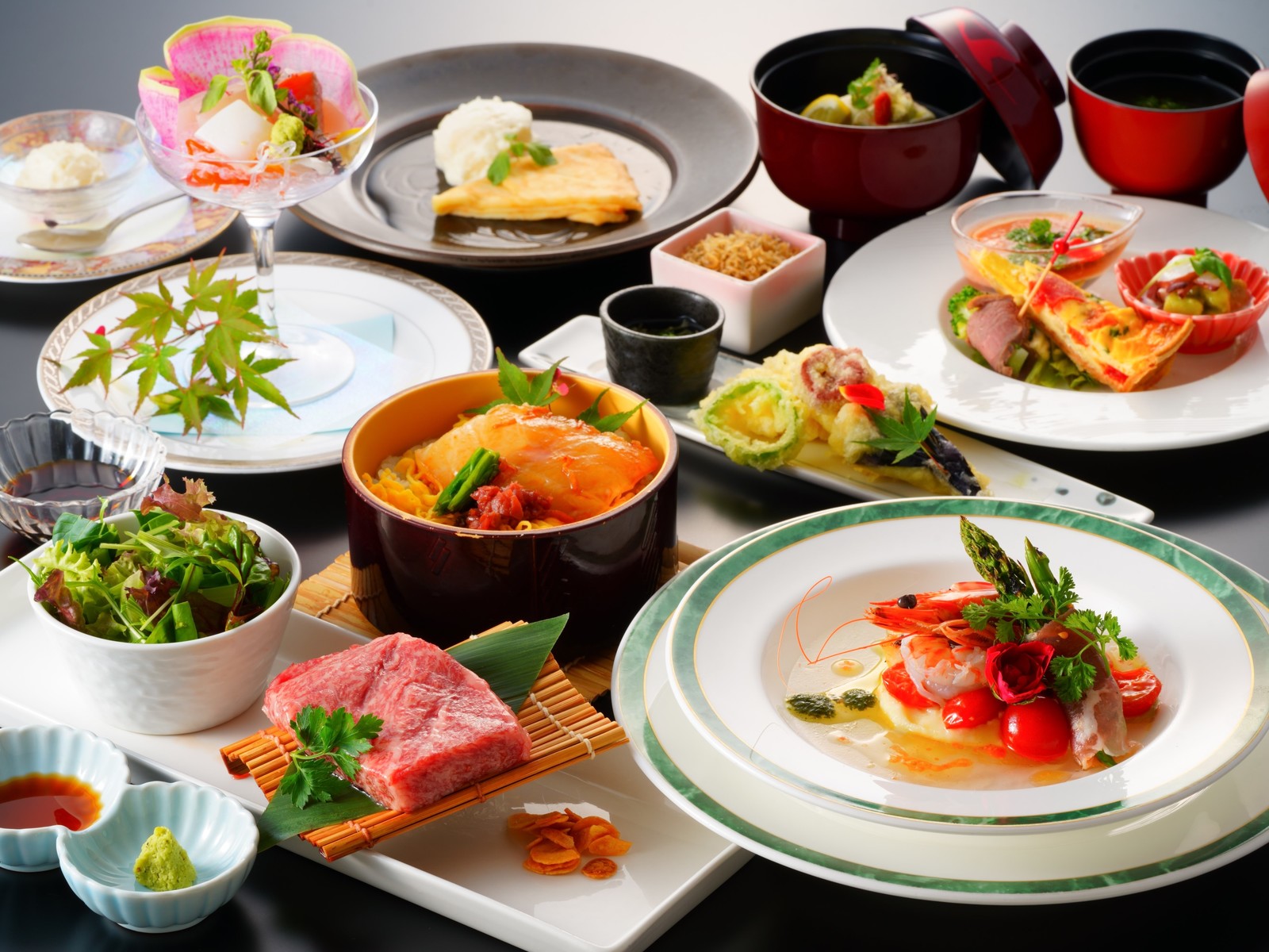 別府風雅 【オーシャンビュー確約】ご夕食を無料アップグレード／当館最上級コースをご堪能＜絢爛コース●＞