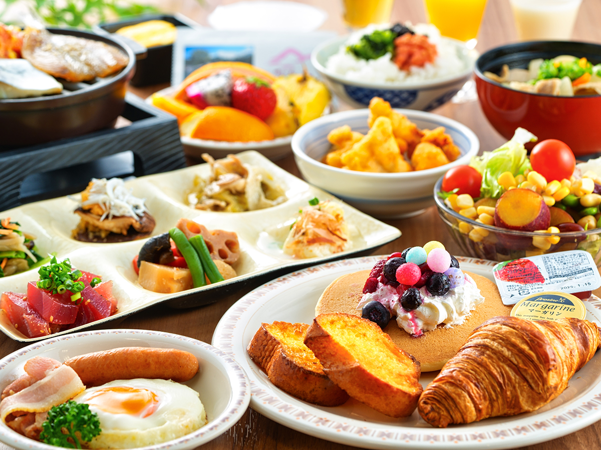 ゆふいん山水館 ［朝食付］【ラウンジフリードリンク♪】大分を贅沢に味わう「一村一品」エグセクティブバイキング