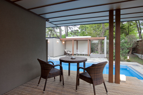 AMANE　RESORT　GAHAMA プール付きテラス