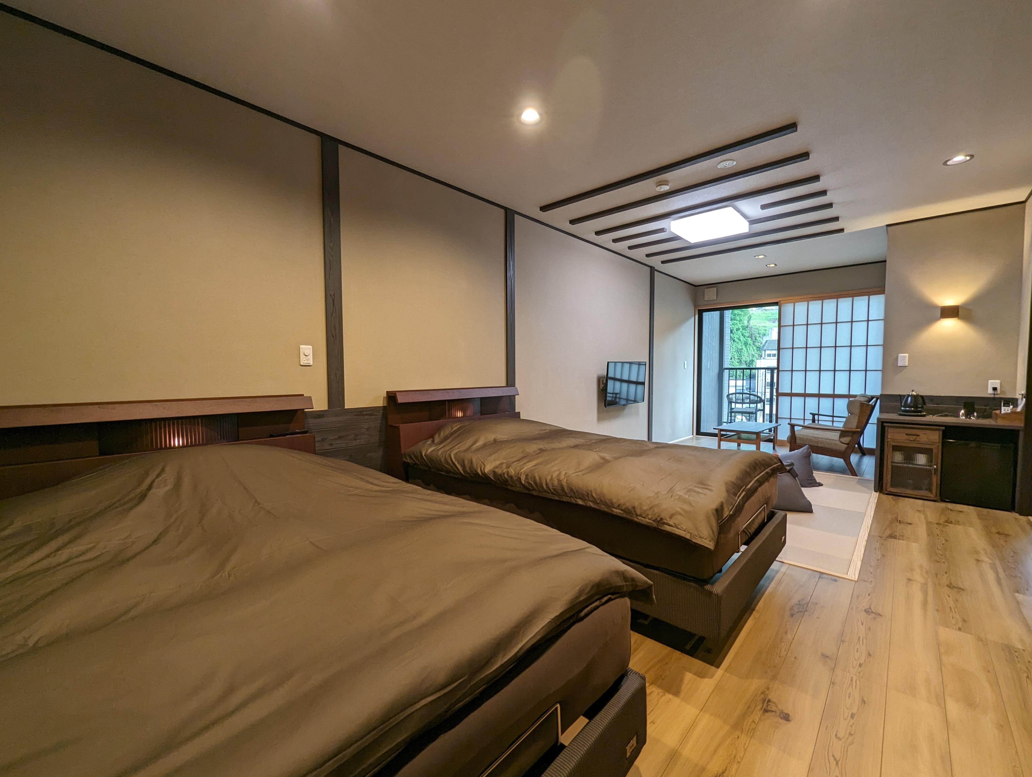 ryokan 天龍 501／温泉付デラックスツイン（電動ベッド）