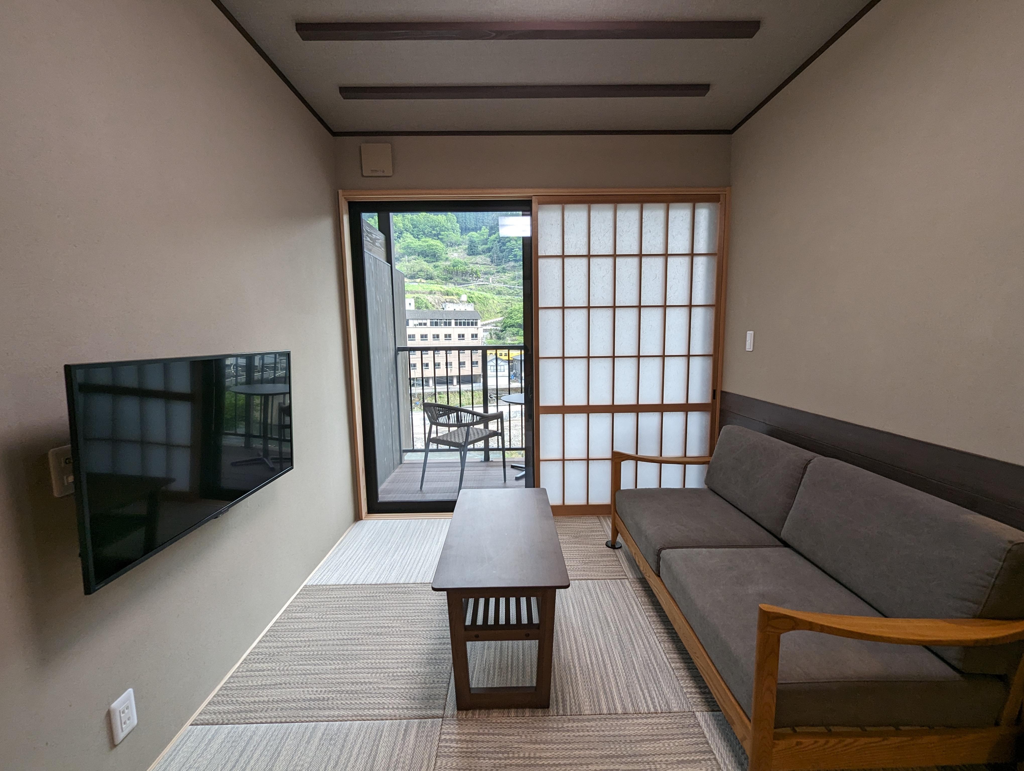 ryokan 天龍 502／温泉付和洋室ツイン（電動ベッド）