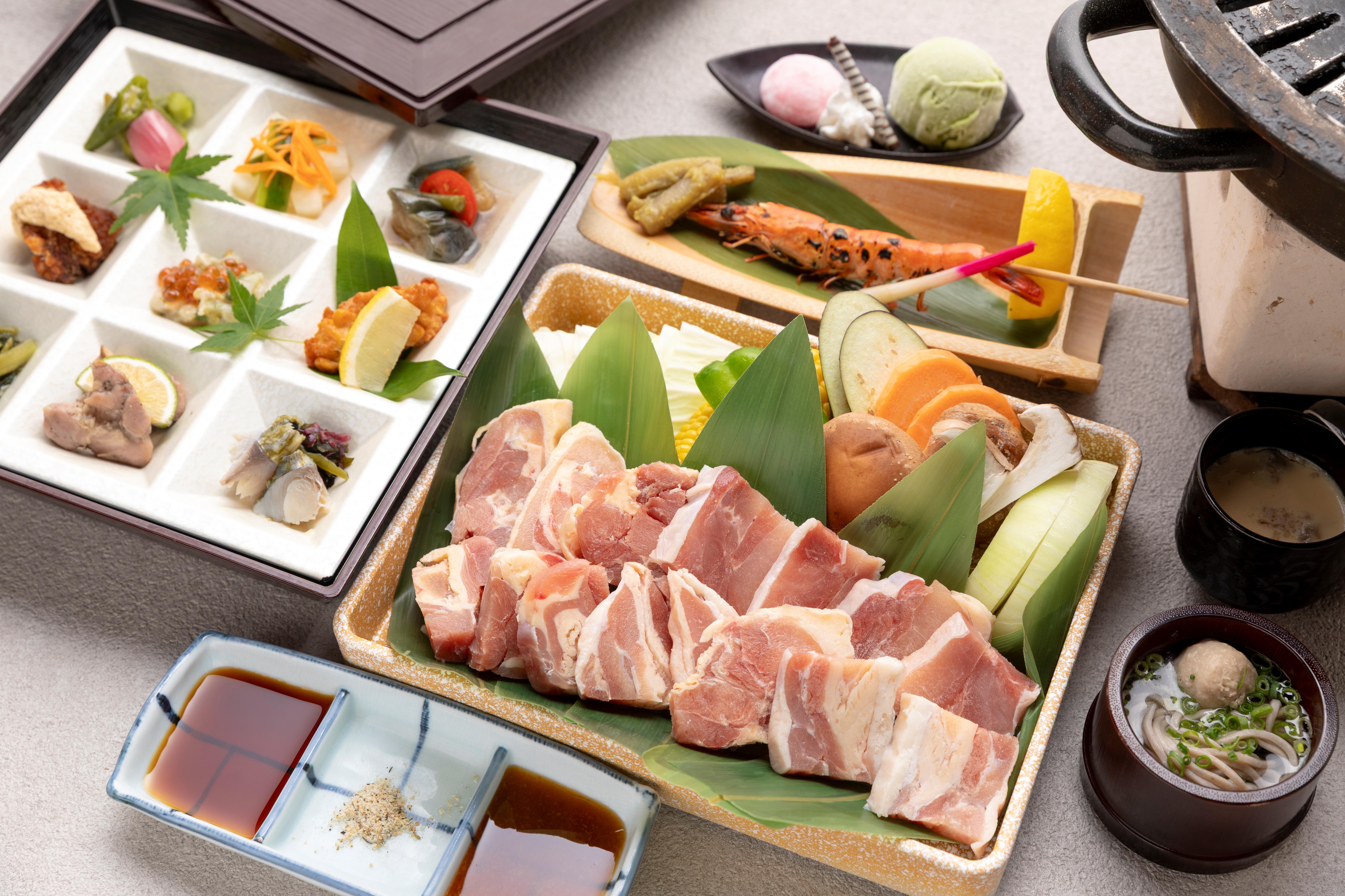 山荘　四季庵 【人気No.3】好評！地鶏の炭火焼きプラン♪ 