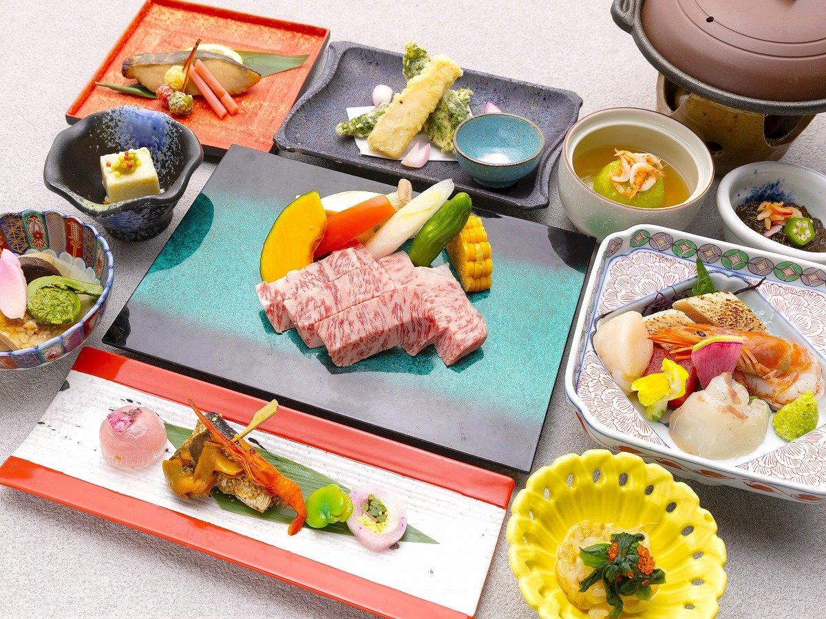 湯けむりの里　東屋 【人気No,1】贅沢！！肉質4等級以上　おおいた和牛のステーキ会席プラン＜お食事処＞　