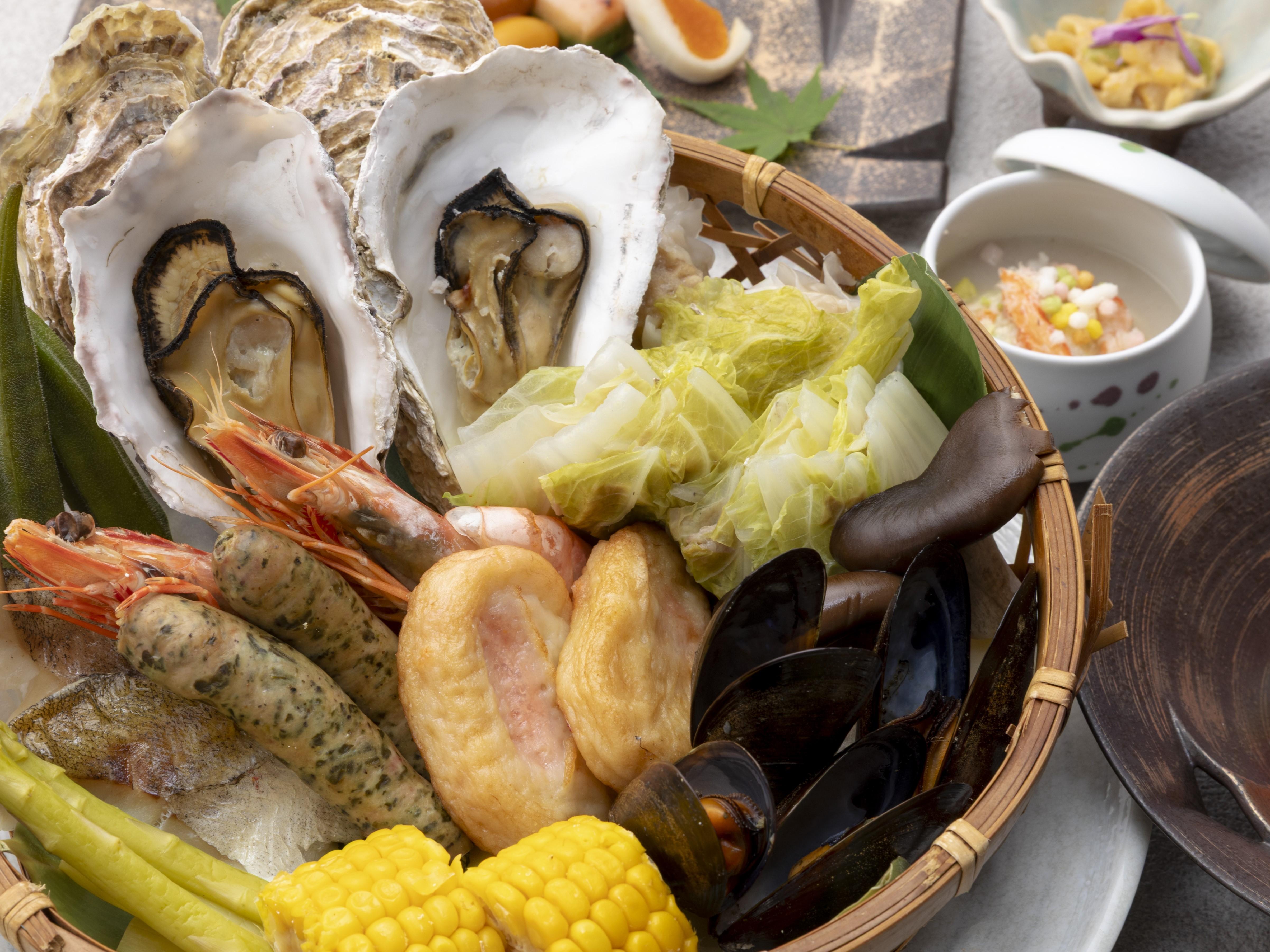 絶景の宿　さくら亭 ファミリー歓迎♪【夕部屋食】別府名物！地獄蒸し会席プラン