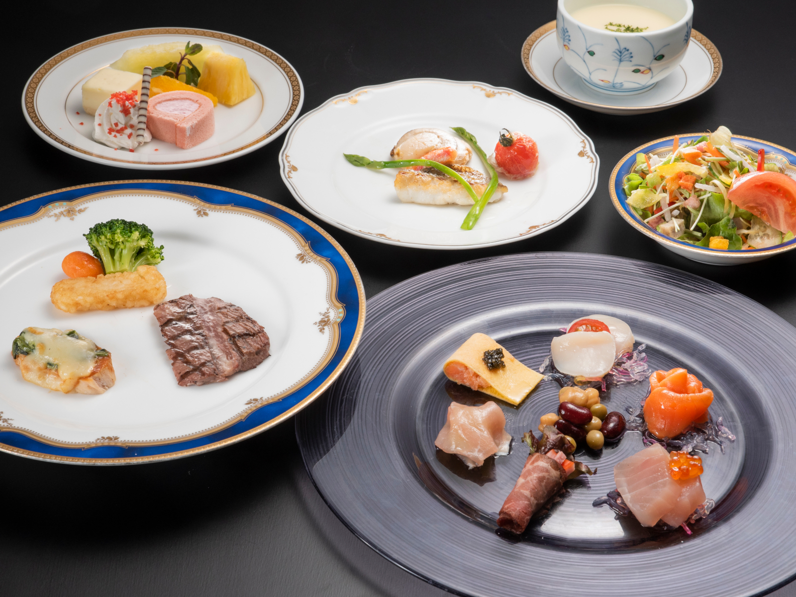 ホテルグリーンヒル 【★洋食調理長おすすめ】旬な食材を使った洋会席♪を食べて★源泉掛け流し温泉deに浸かってゆっくり★