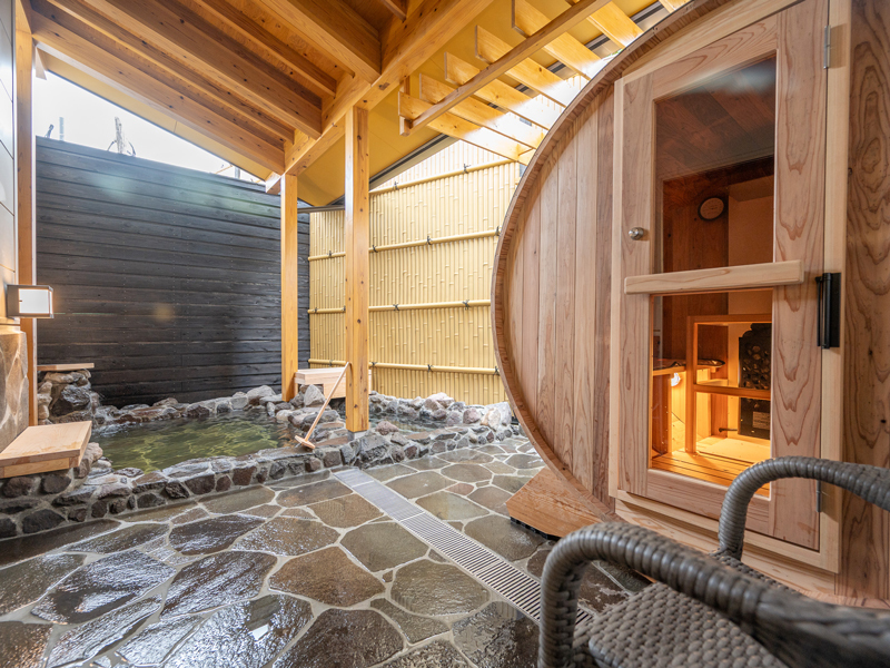 霧島美人の湯　優湯庵 【2階建て離れ/笑】＜ツイン/禁煙＞露天風呂・バレルサウナ