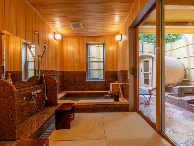 霧島美人の湯　優湯庵 【2階建て離れ/楽】＜ツイン/禁煙＞内湯