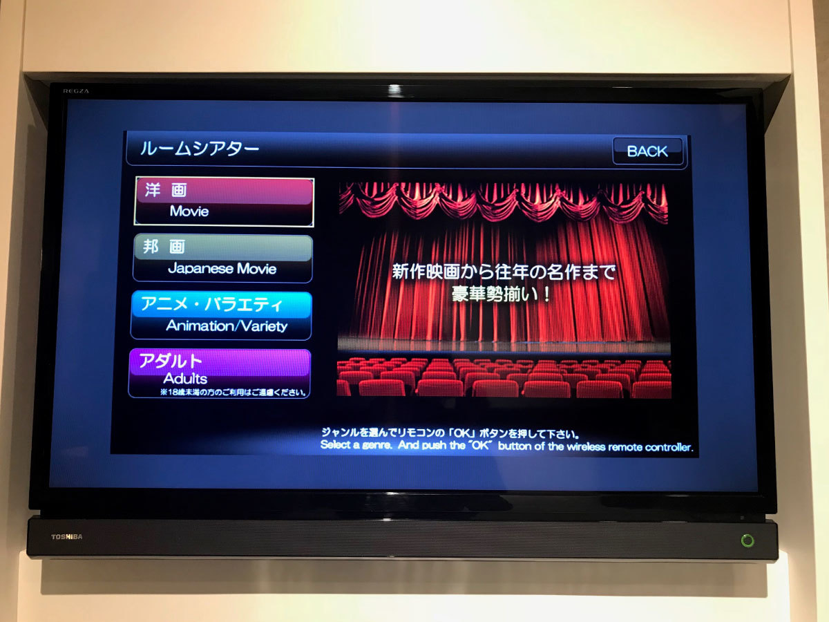 那覇ウエスト・イン 新館／食事なし　新作品から名作まで充実の約150ch視聴VOD付プラン