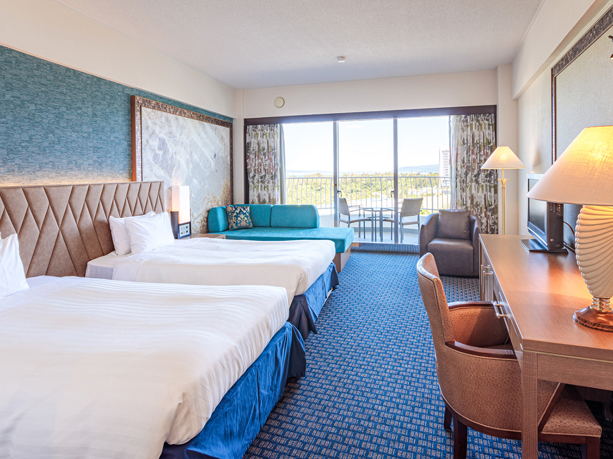 沖縄かりゆしビーチリゾート・オーシャンスパ モデレートツイン（2階）