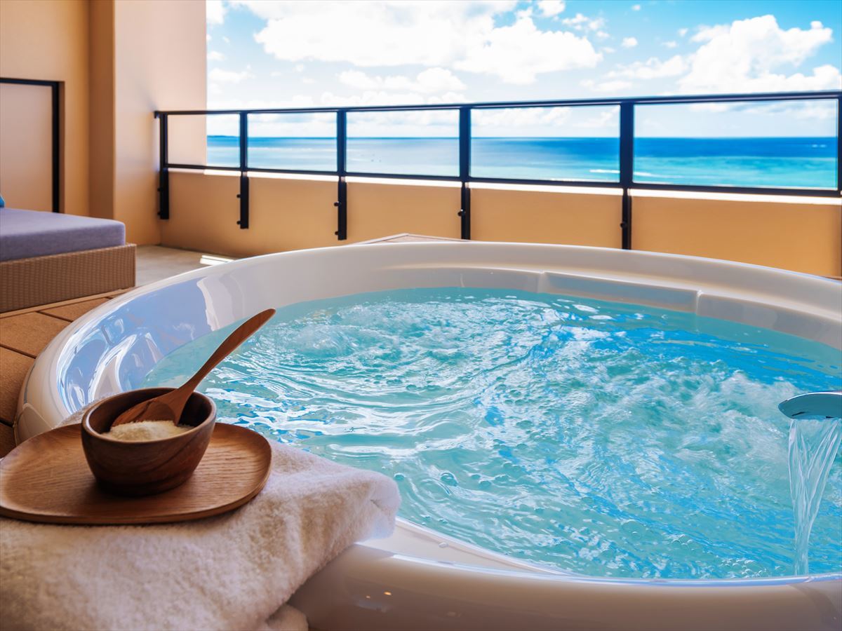 AQUASENSE Hotel & Resort 【客室】全室屋外ジェットバス付（冷＆温水 対応）※画像...