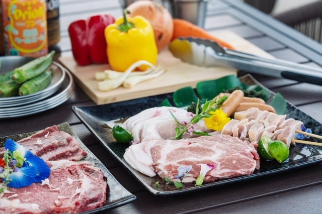 glampark 瀬底-Ocean Terrace- 野菜ファームで取り放題！BBQ2食付きプラン【夕朝付き】